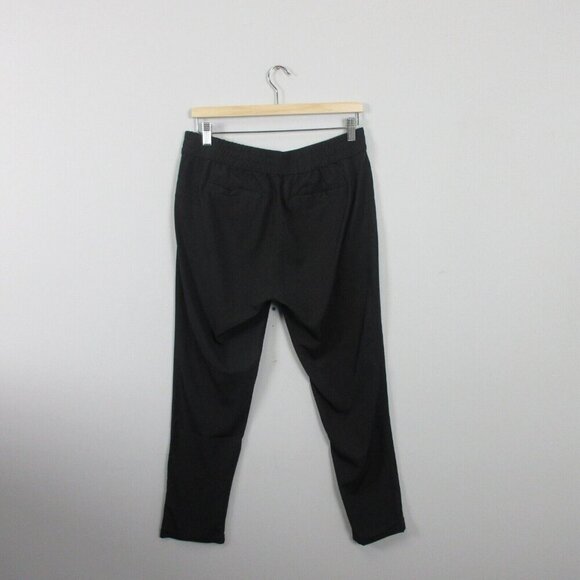 Springfield Pull on Pants Women EU 38 S Black Trousers Casual Zipped Pockets 158 - Picture 2 of 8